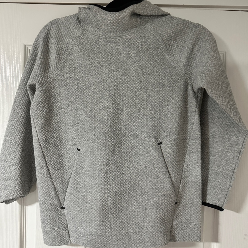 Boy’s gray active hoodie size large